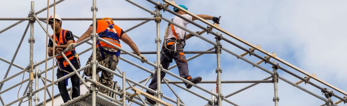 Polske håndværkere arbejder i Danmark